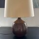 Grande lampe 70’s en grès