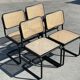 Cesca design chair b32 model in black set of four