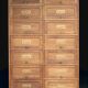 Oak flap cabinet (1930s/40s). Comes from a school.