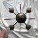 50s-60s tulip chandelier, modernist style