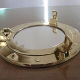 80s round window mirror 21cm