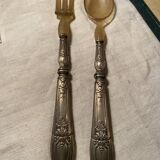 Spoon box and serving fork