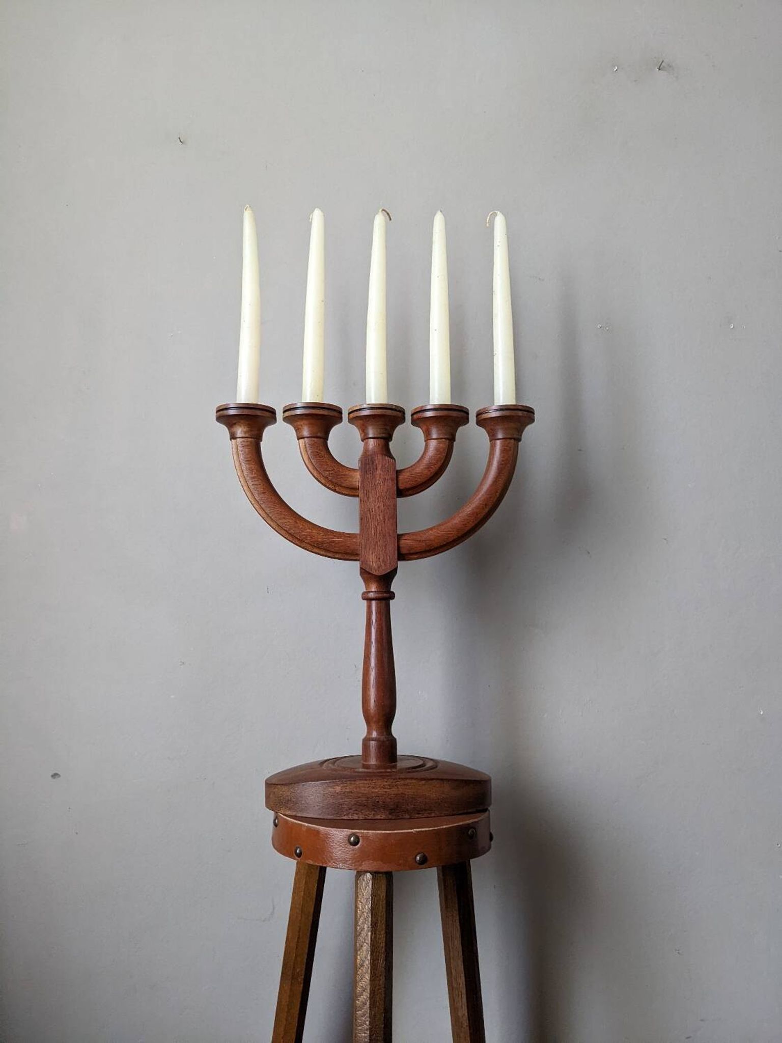 Chandelier en bois décoration campagne scandinave