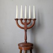 Chandelier en bois décoration campagne scandinave