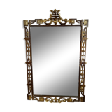 Mirror in brass or bronze