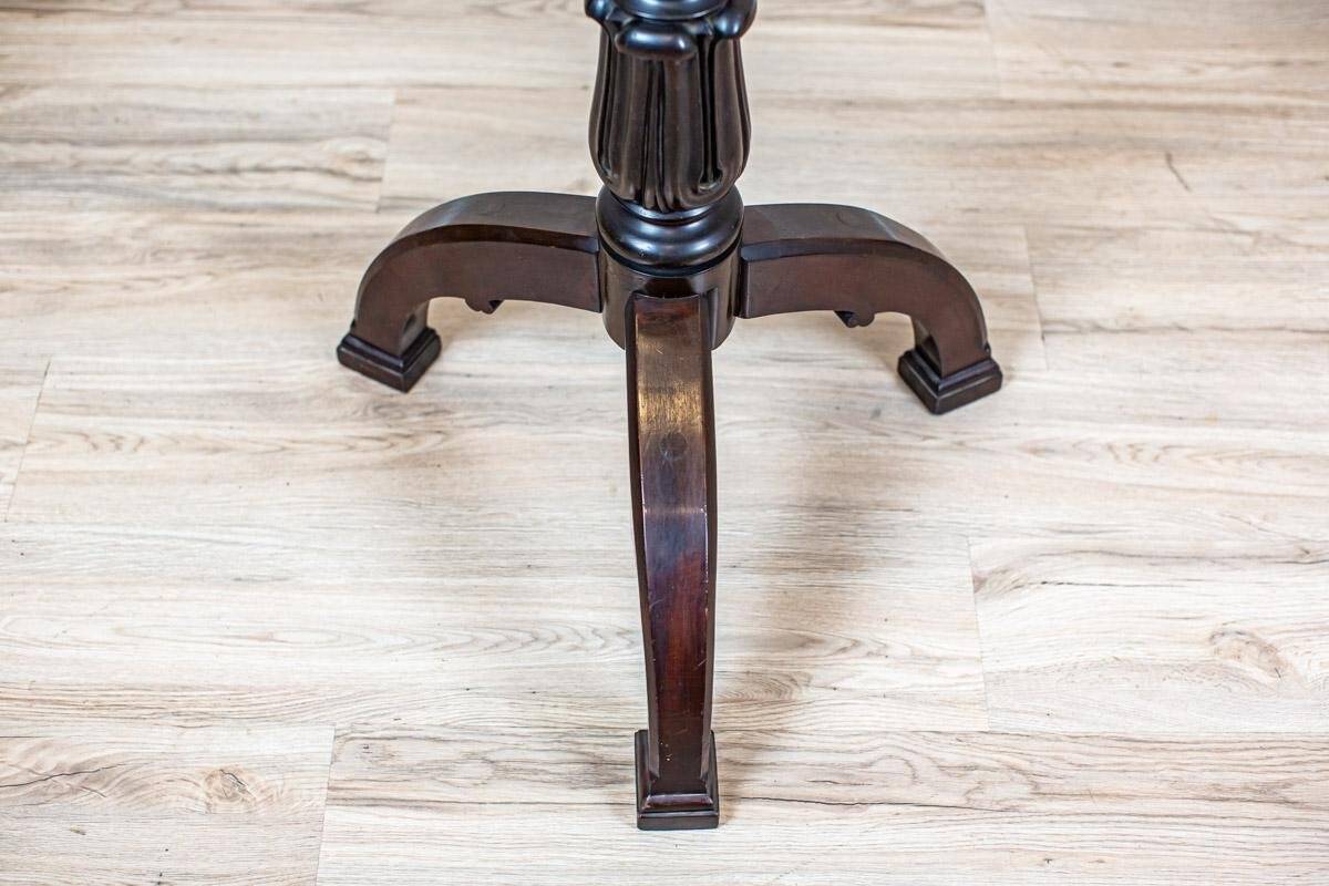 Solid Oak Pedestal, 1930s