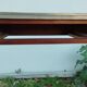 Console en bois style louis XVI