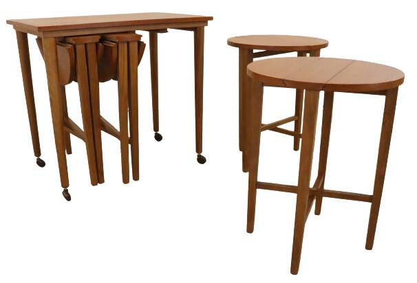 Nesting tables Poul Hundevad vintage
