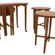 Tables gigognes Poul Hundevad vintage