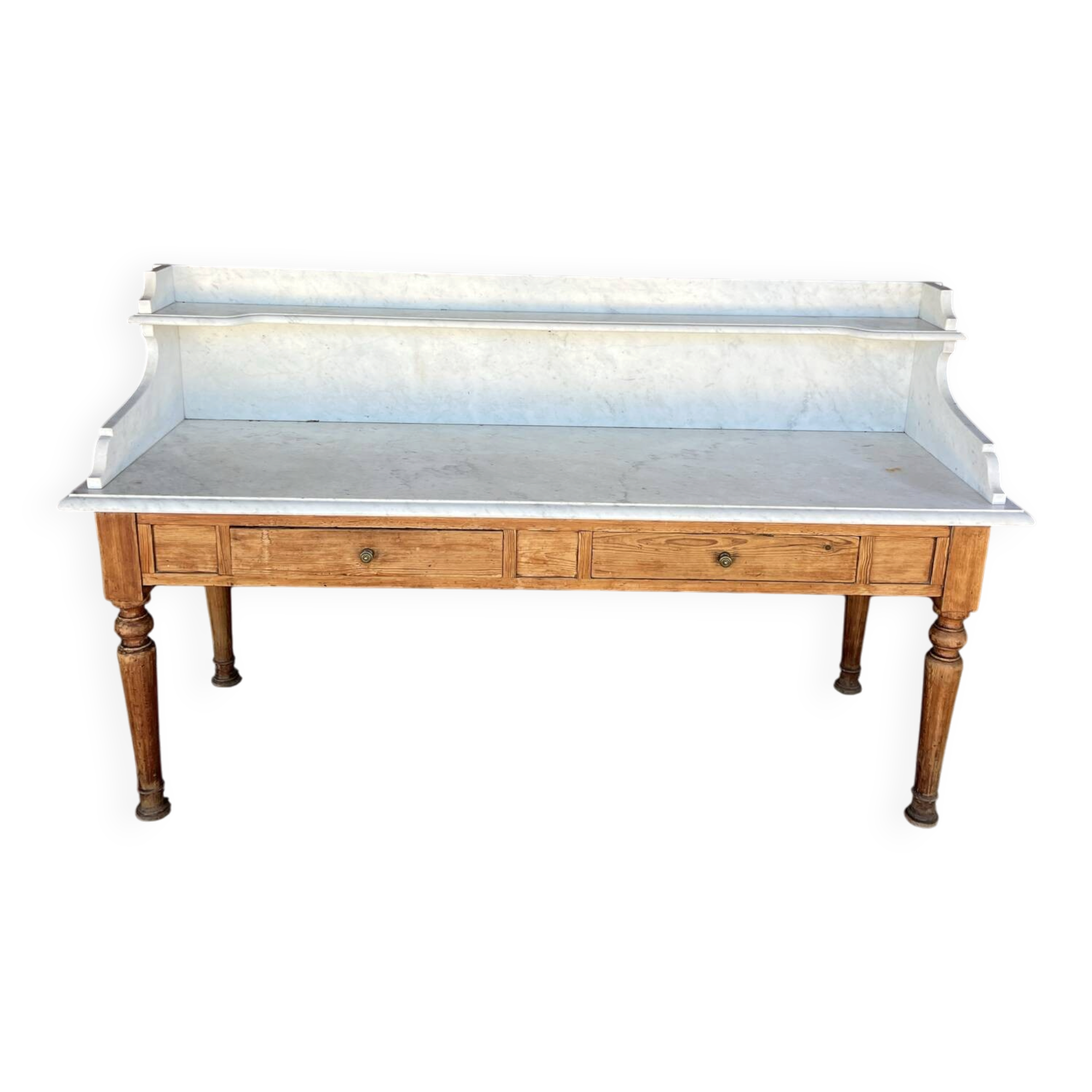 Large marble console