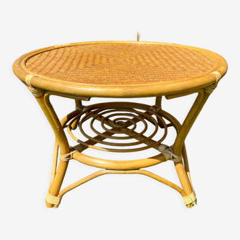 Rattan coffee table