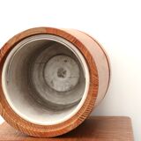 Wooden wastebasket, 70s