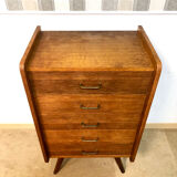 Vintage chiffonnier feet compass