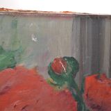 C. Steveniers - French School of the 20th century Still life with poppies. Oil on canvas signed
