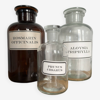 Apothecary bottles - vintage