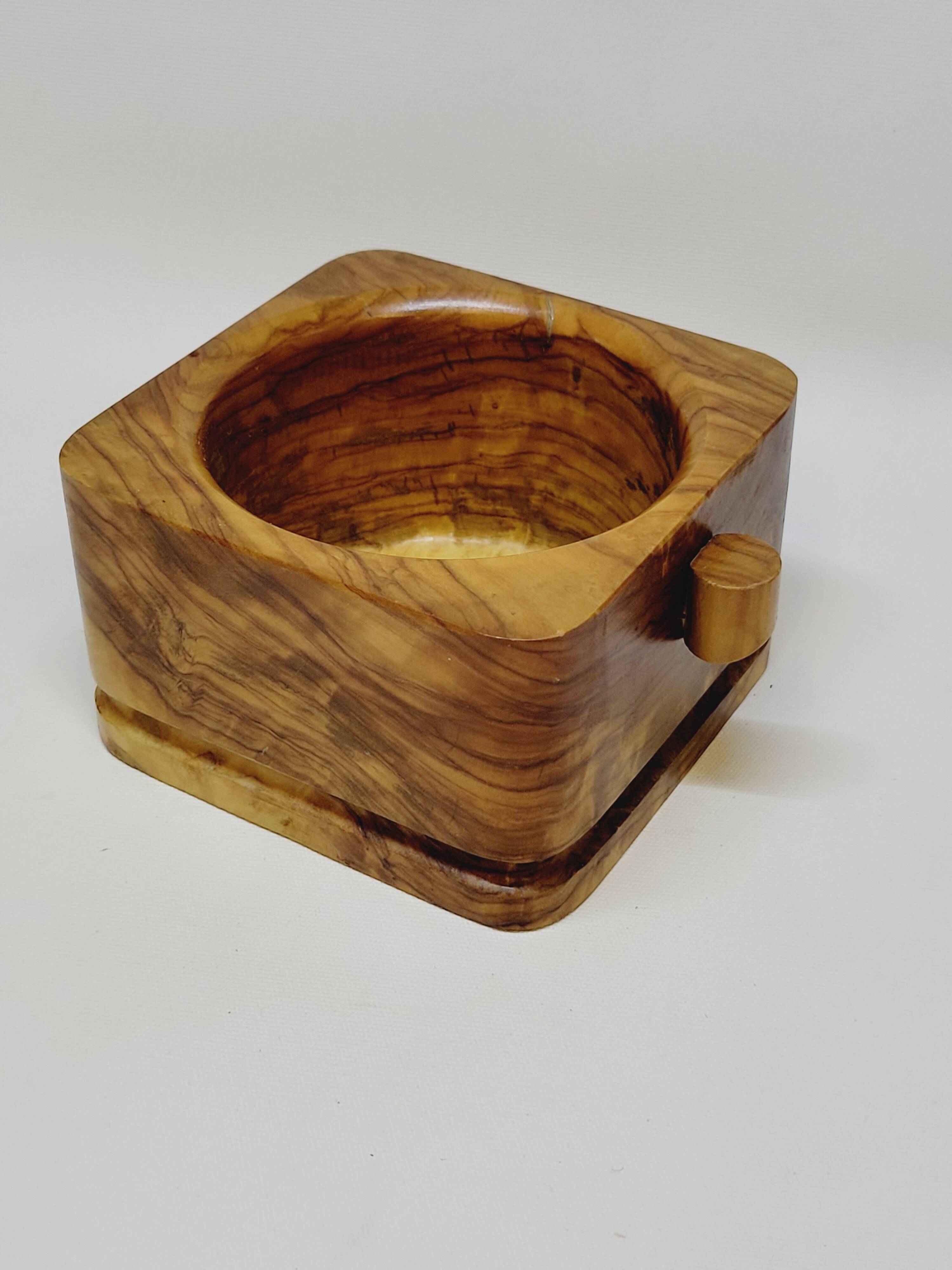 Olive Wood Bowl Container