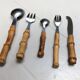 Bamboo cutlery set