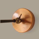 Industrial design wall light - Aluminium and brass