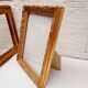 Gilded wood photo frame