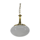 Brass and glass pendant, 2000s