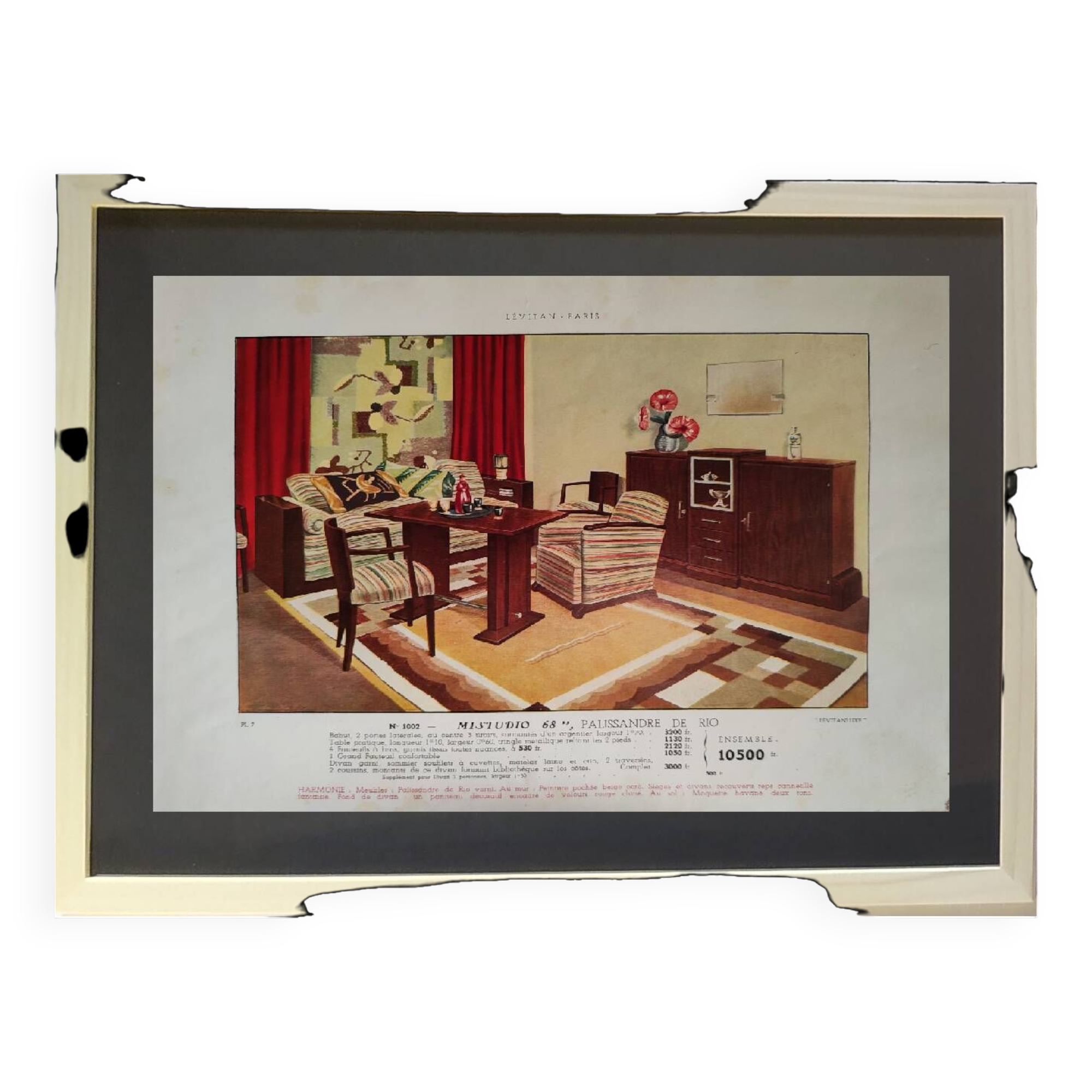 1940's furniture advertising board "MISTUDIO 68"