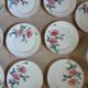 12 antique flat plates + HBCM soup tureen