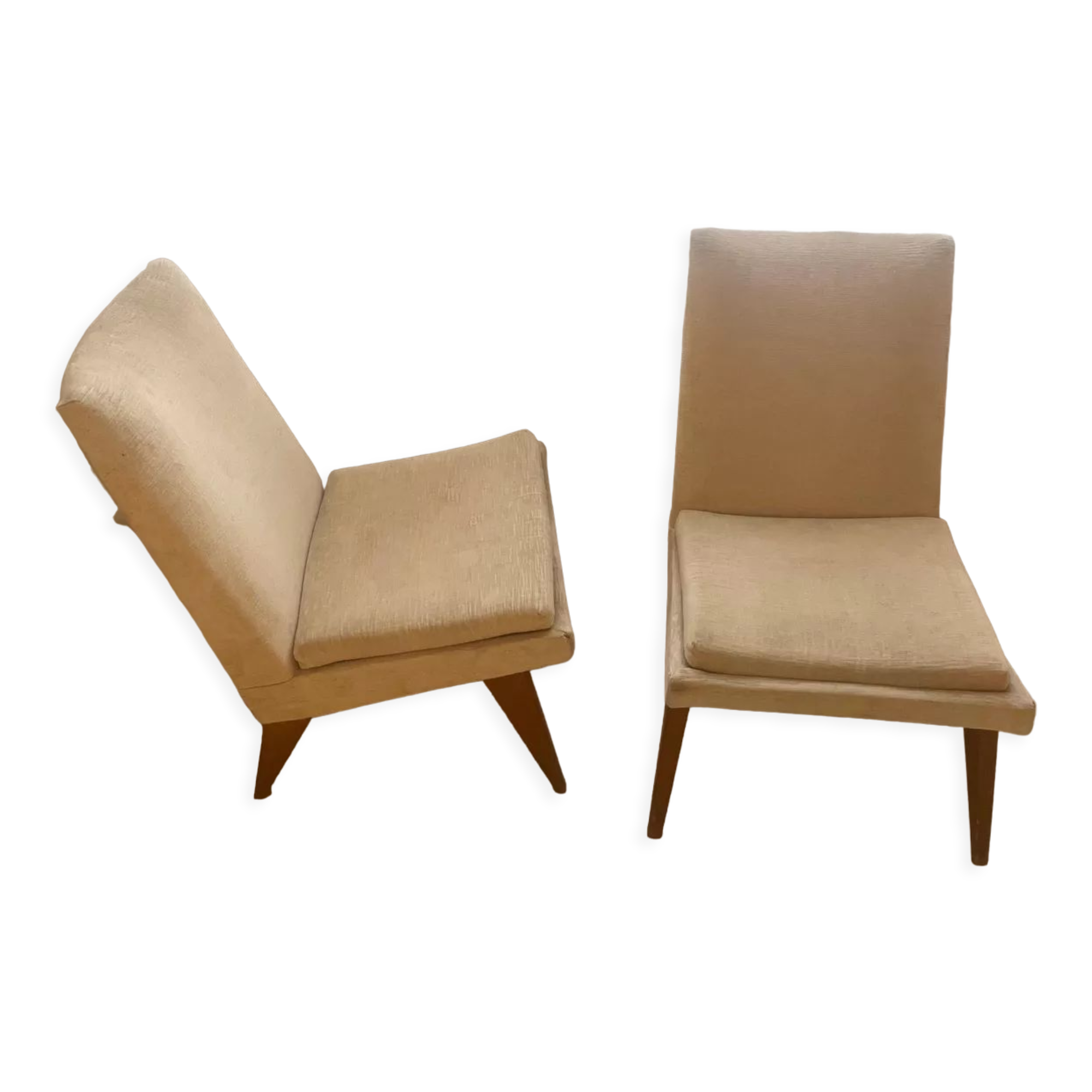 Pair of armchairs Parker Knoll beige