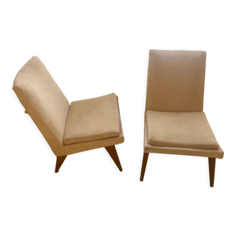 Paire de fauteuils Parker Knoll beige