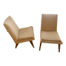 Pair of armchairs Parker Knoll beige