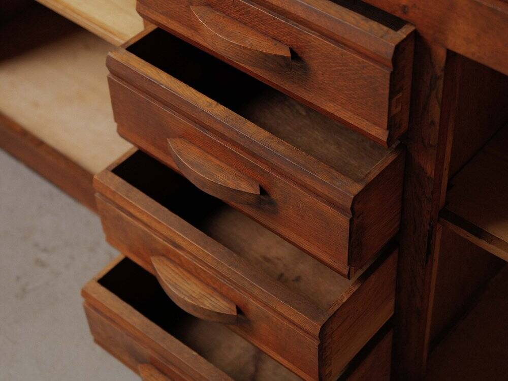 Art Deco oak sideboard, France, circa 1940
