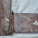 Cheminée en marbre rouge XIXème siècle