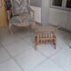 Rattan magazine holder