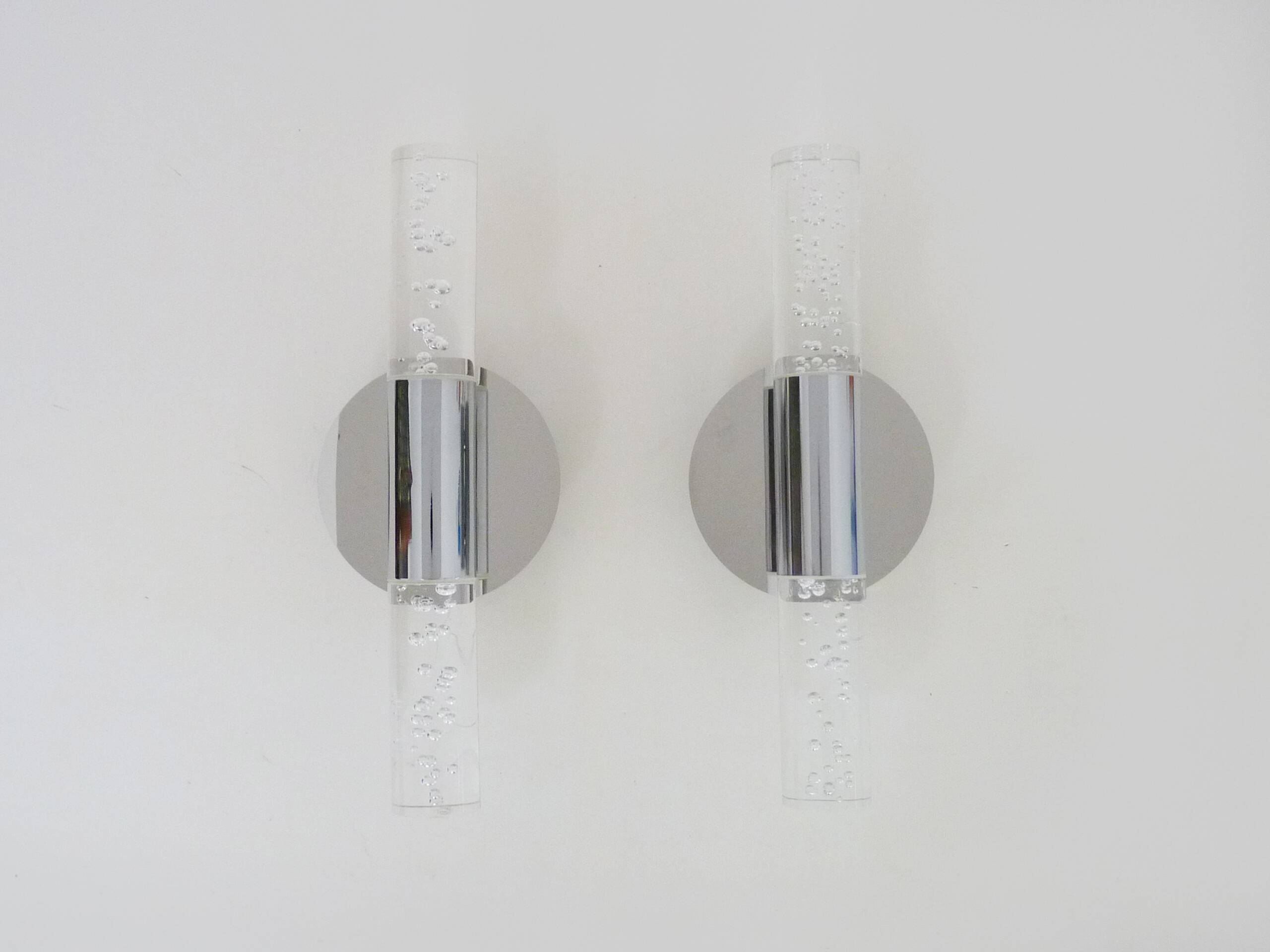 Pair of Rabalux Aphrodite double tube LED wall lights
