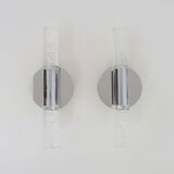 Pair of Rabalux Aphrodite double tube LED wall lights