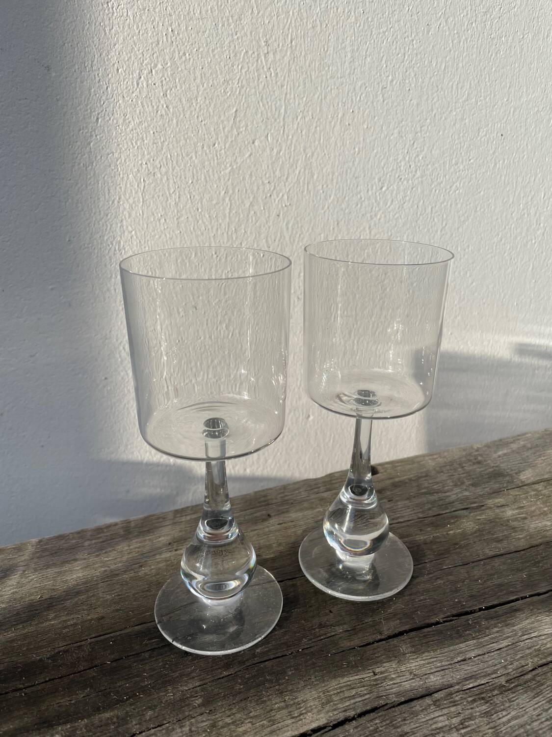 Verres à pied en cristal Baccarat