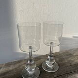 Verres à pied en cristal Baccarat