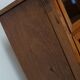 Vintage Dutch oak haberdashery cabinet / display cabinet, 1950s