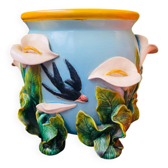 Ceramic cache-pot by George Jones, 1880