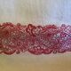 Red and white square sheet 140x140 and 6 towels