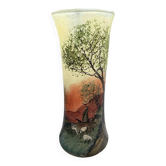 Vase forme diabolo Théodore Legras