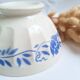 Blue and white vintage bowl