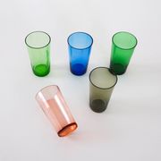Set of coloured glasses, Finnish design, 1950s, designer: Tapio Wirkkala