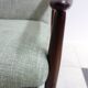 Danish teak 2 seat sofa green upholstery