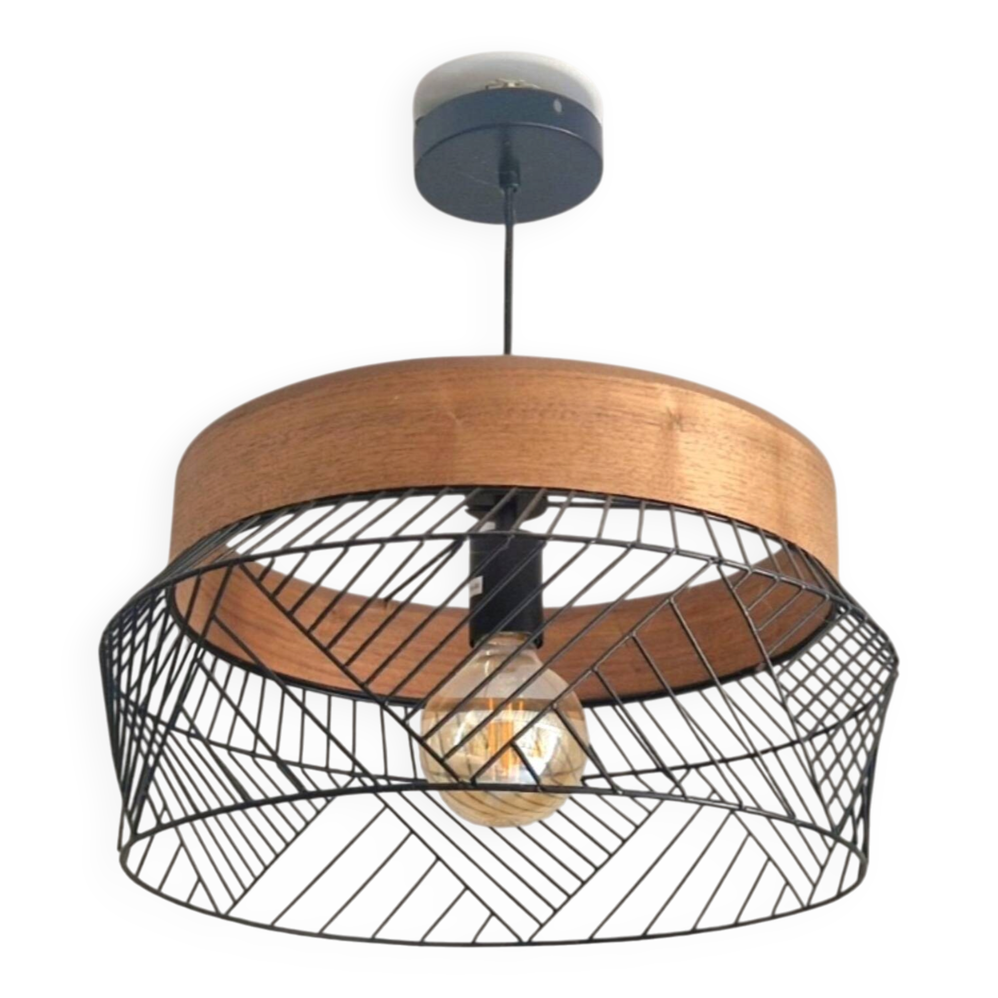 Contemporary Suspension Design - Wood and Metal