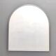 Minimal Shield Shaped Wall Mirror with a Steel Frame, Italy