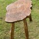 Table basse moderniste brutalist forme-libre reconstruction 1950