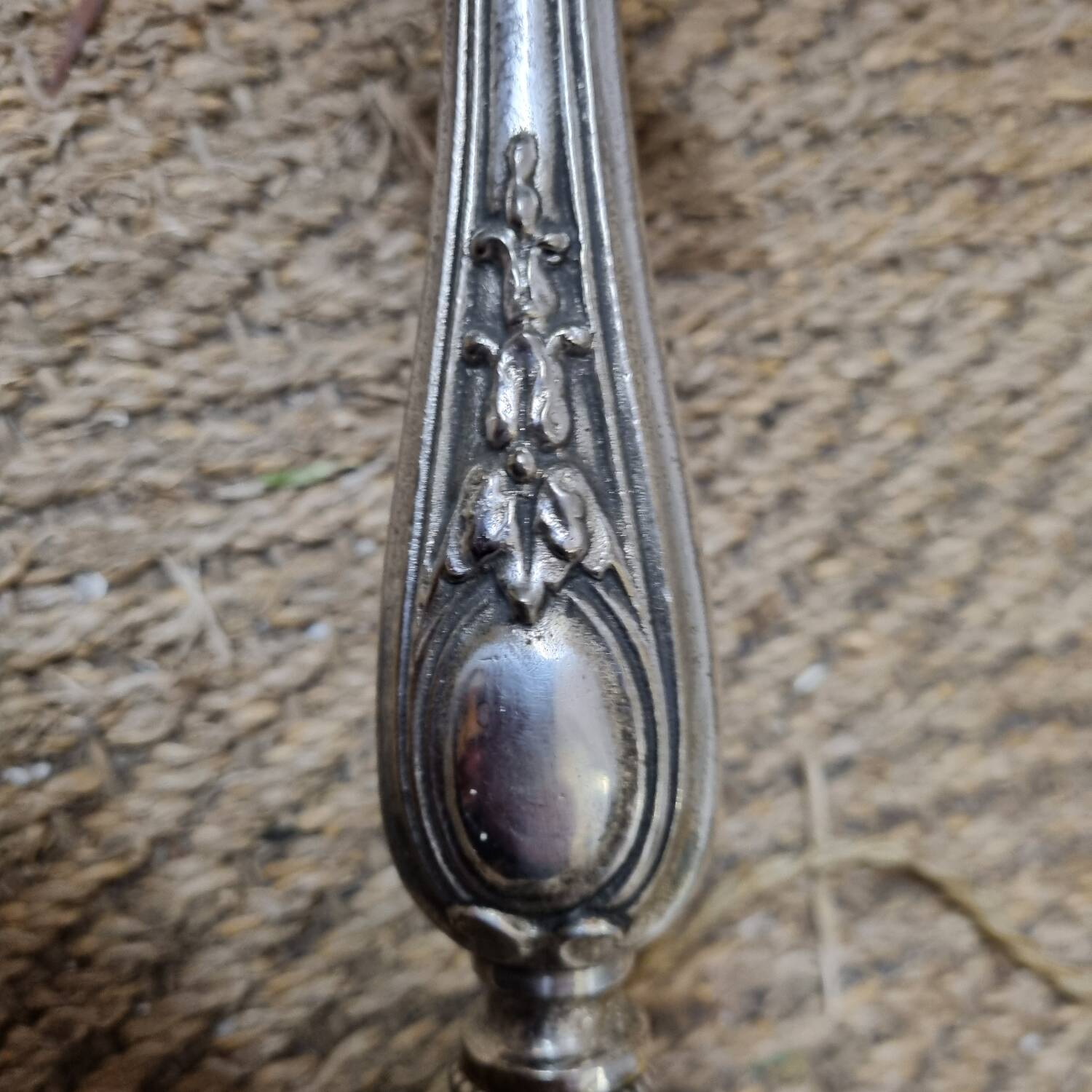 Silver metal lamp 1930