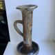 Huge candle holder in pottery / glazed ceramics 60s-70s