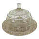 Cheese or dessert bell with glass tray