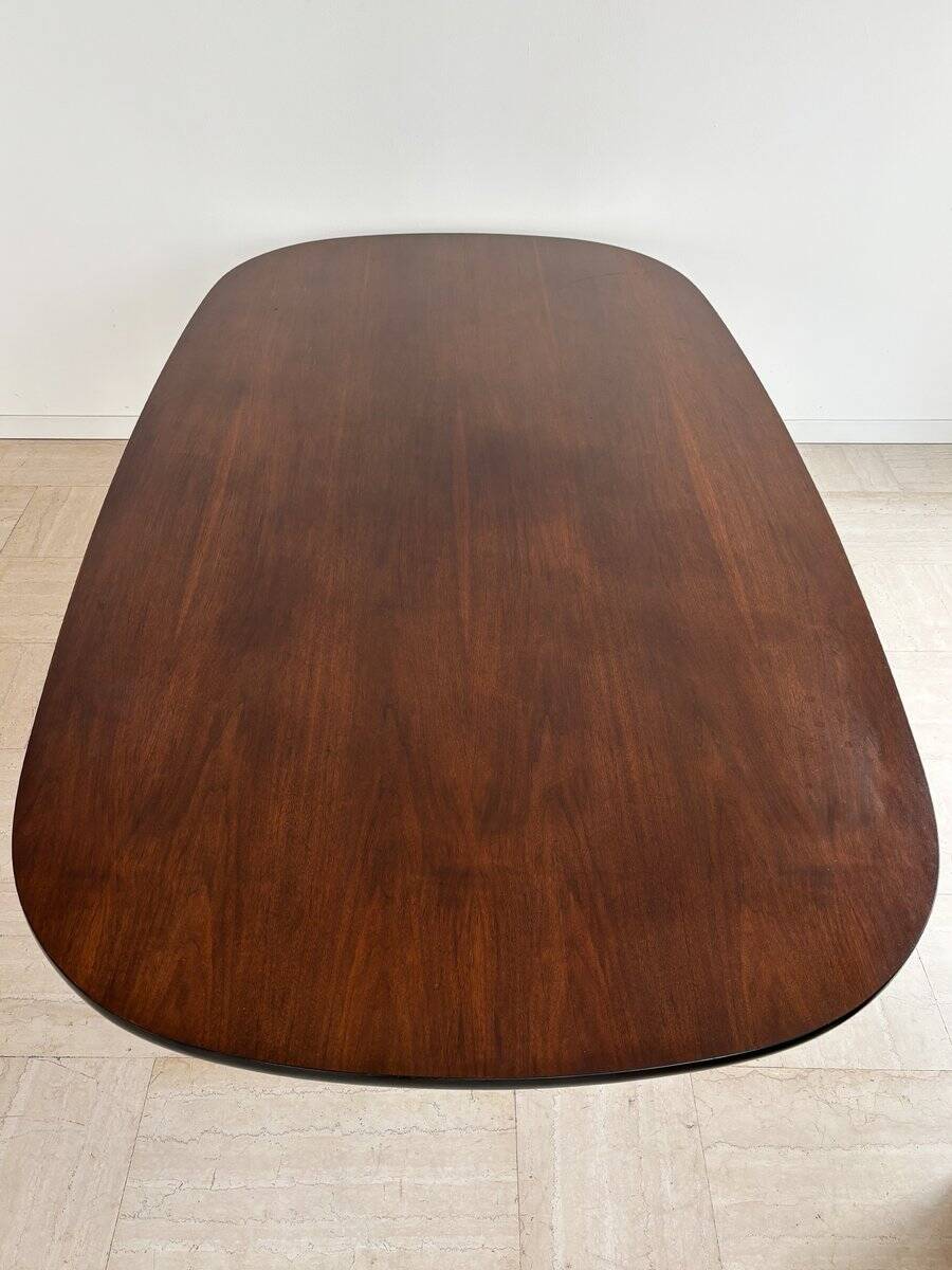 Large Wood and Aluminum Table by Charles & Ray Eames for Herman Miller, 1960s